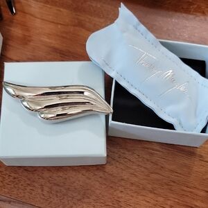 VTG Thierry Mugler Silver Wing Brooch
